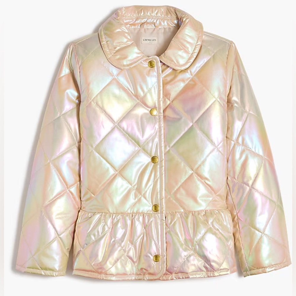 Iridescent Quilted Kids Jacket